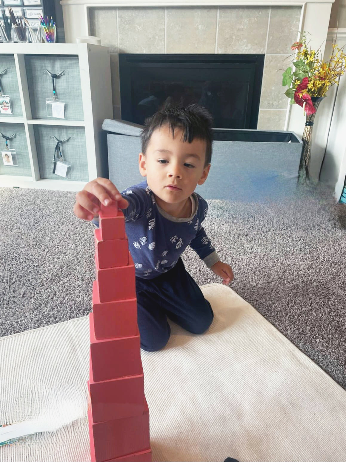 Children engaged in learning activities