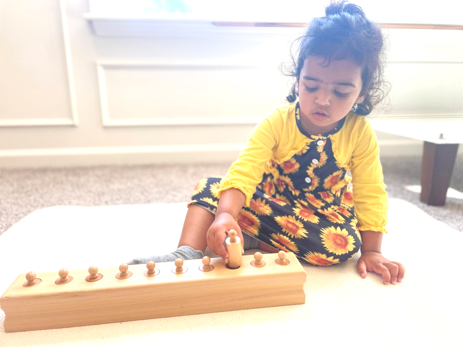Girl playing at Kidz Montessori Academy